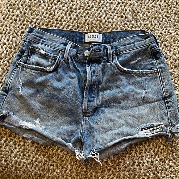 Agolde denim shorts size 29 - Picture 1 of 3